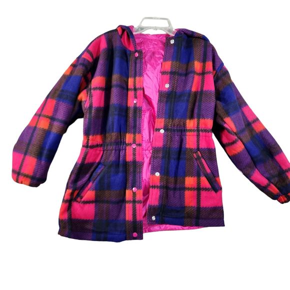 Vintage 90s Big Chill Outerwear Girl's Reversable Jacket New with Tags Size L - Picture 2 of 8